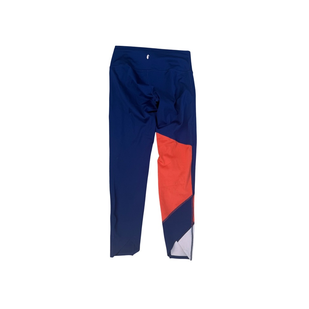 Cotopaxi Womens Colorblock Leggings Navy Blue Orange White‎ Active Tights Small